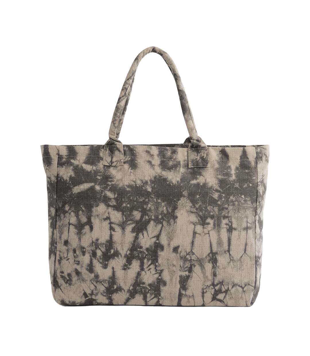 Tote Bag Motif/style Tie-dye Taille Unique Sable Noir Westford Mill-3