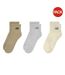 Pack Of 3  Unisex Adult Cotton Blend Ankle Socks  Neutral New Balance-1
