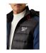Mens Plain Ribbed Cuff Raincoat Batik Blue Reebok-4