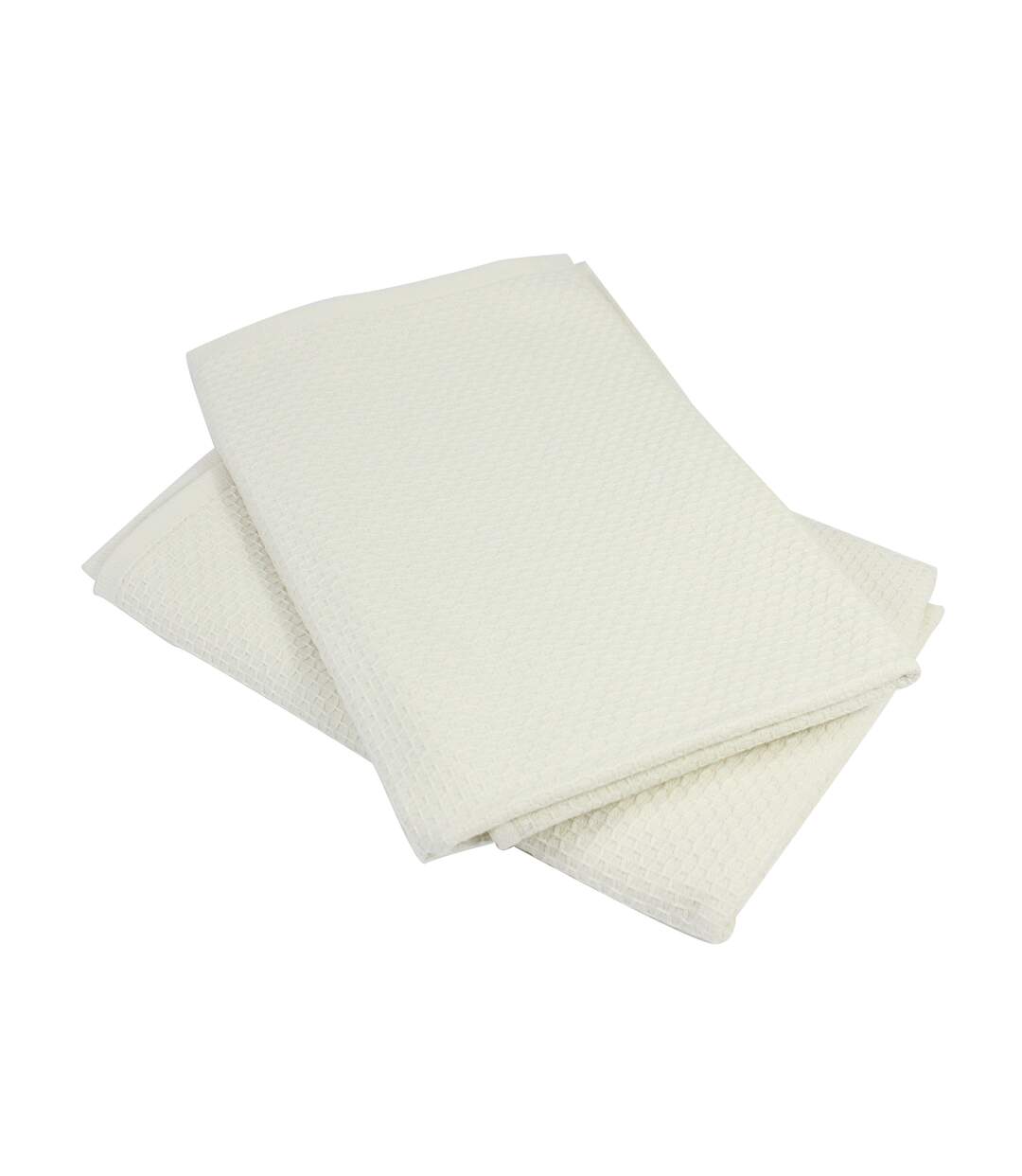 Lot de 2 torchons cuisine nid d'abeille PURE KITCHEN WAFFLE-2
