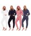 Ensemble De Pyjama Long Femme Blanc Keanu-4
