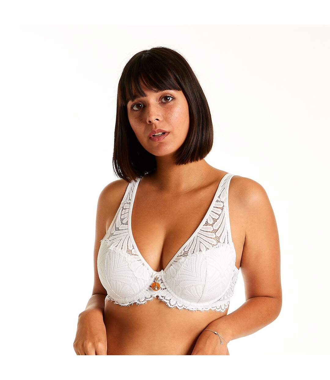 Soutien-gorge ampliforme coque moulée blanc Tsar-2