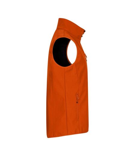 Mens Classic Soft Shell Jacket Blood Orange Clique