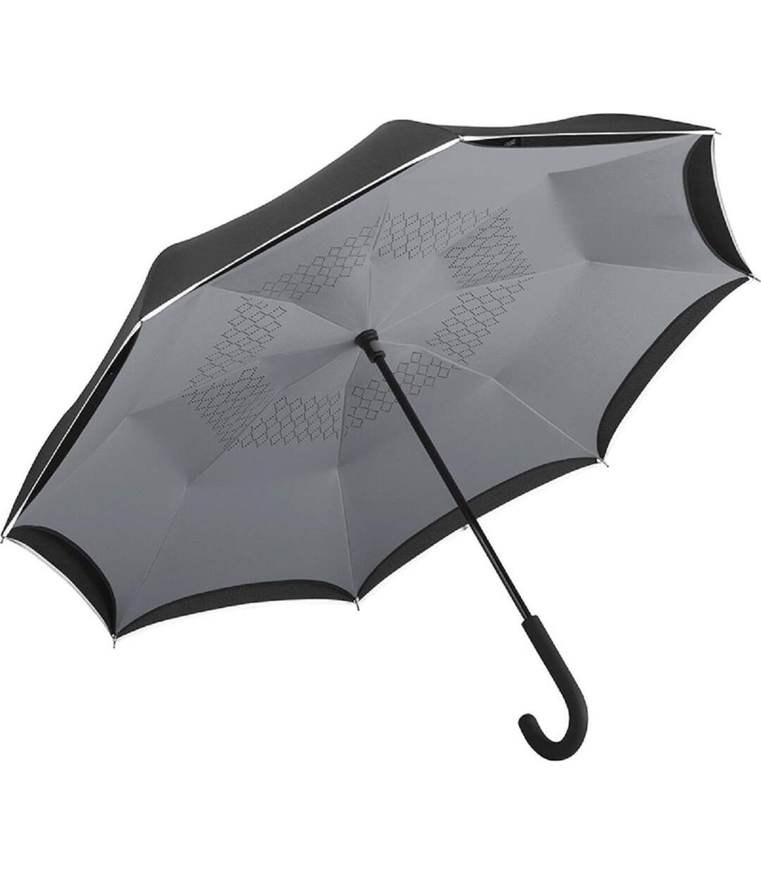 Parapluie standard FP7715 - noir et gris-1