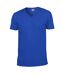 Gildan Mens Softstyle V Neck T-Shirt (Royal Blue) - UTRW9530