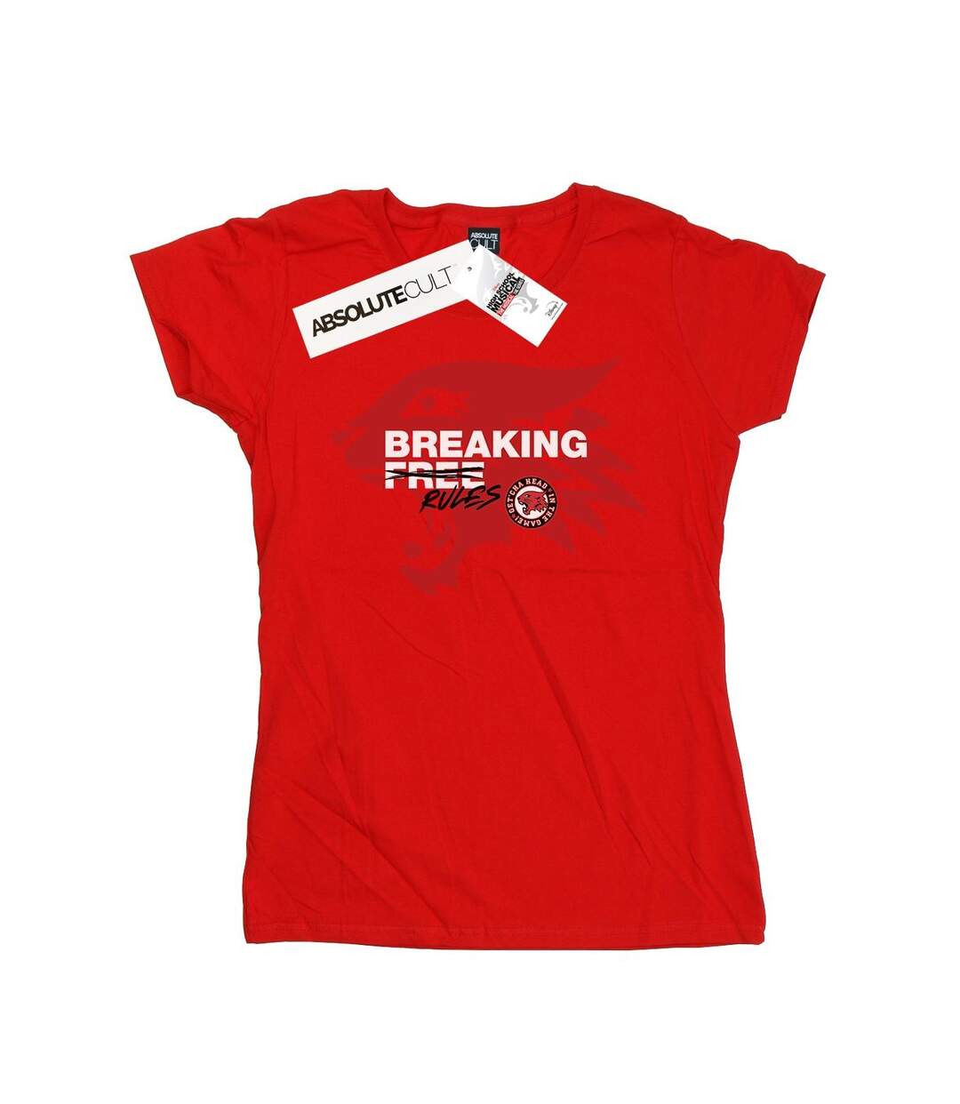 Disney - T-shirt HIGH SCHOOL MUSICAL THE MUSICAL BREAKING RULES - Femme (Rouge) - UTBI24325-1