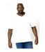 Duke - T-shirt col V SIGNATURE-1 - Homme (Blanc) - UTDC166