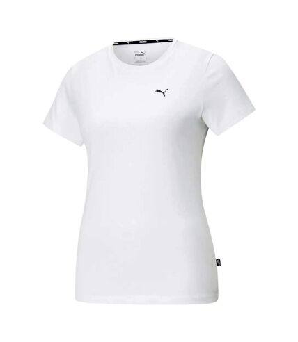 Womens/ladies small logo t-shirt white Puma