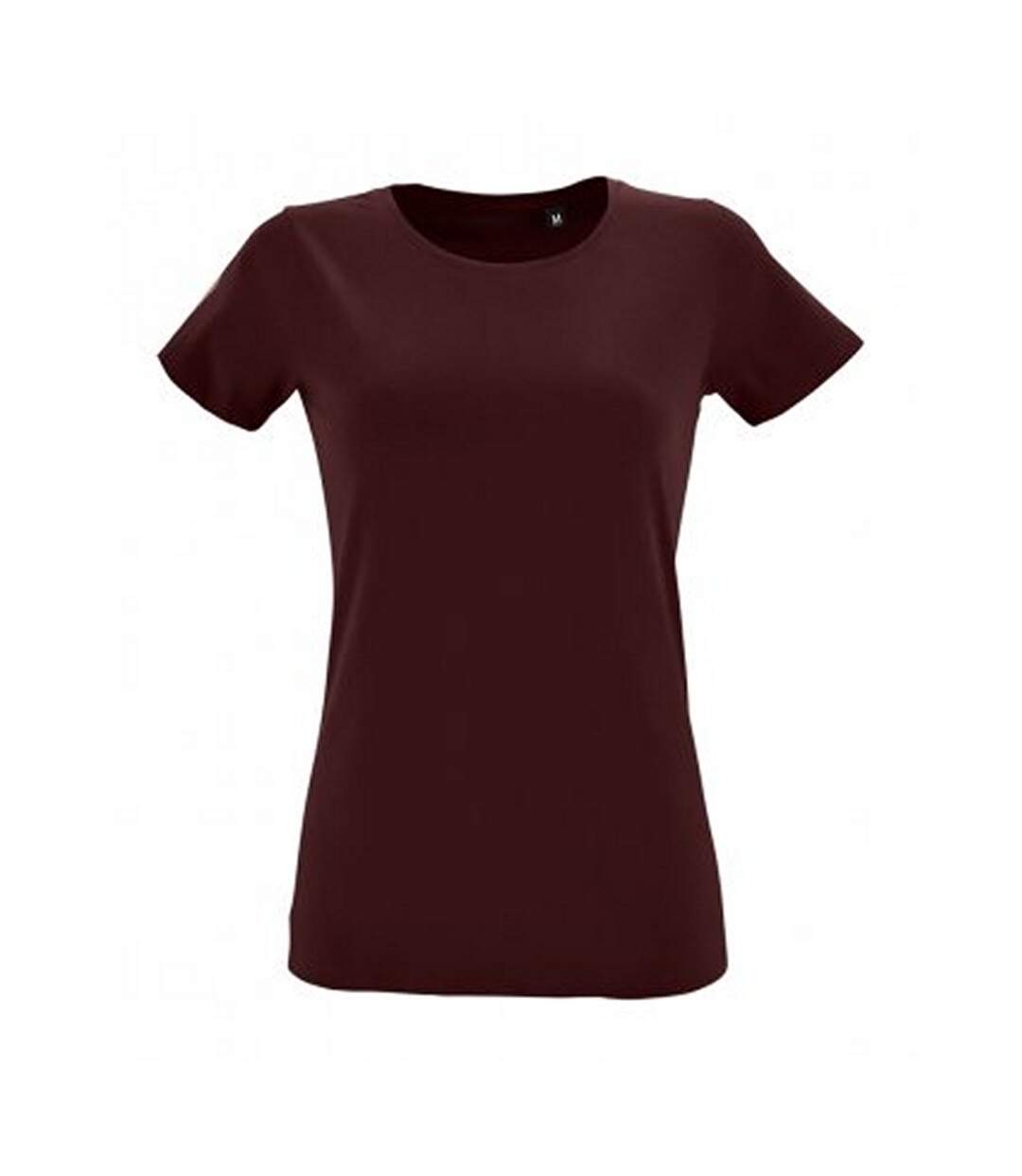 T-shirt regent femme bordeaux SOLS