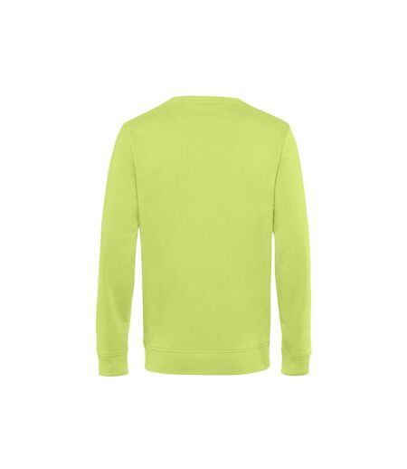 Sweat Organique À Col Ras Du Cou Pour Hommes Vert Citron B&C