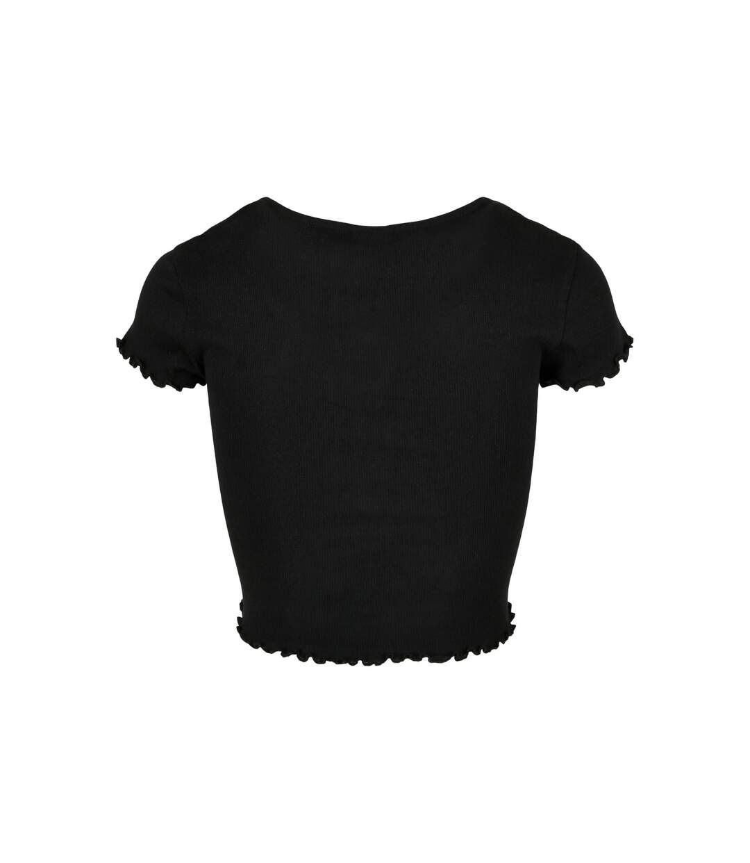 Haut Court Motif/style Côtelé Femme Noir Urban Classics-2