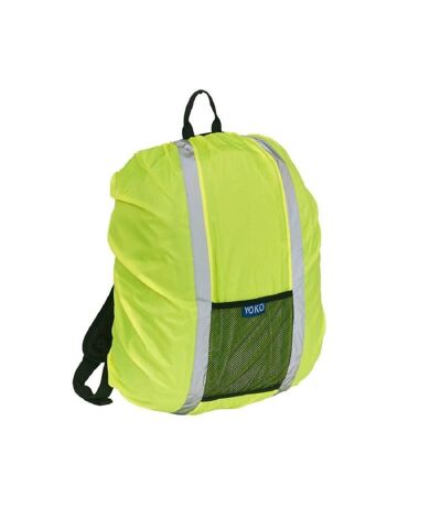 housse sécurité pour sac à dos 20 à 60 L- jaune fluo haute visibilité - HVW068