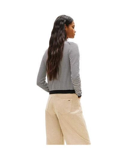 Womens/ladies Jeans Cardigan Black Tommy Jeans