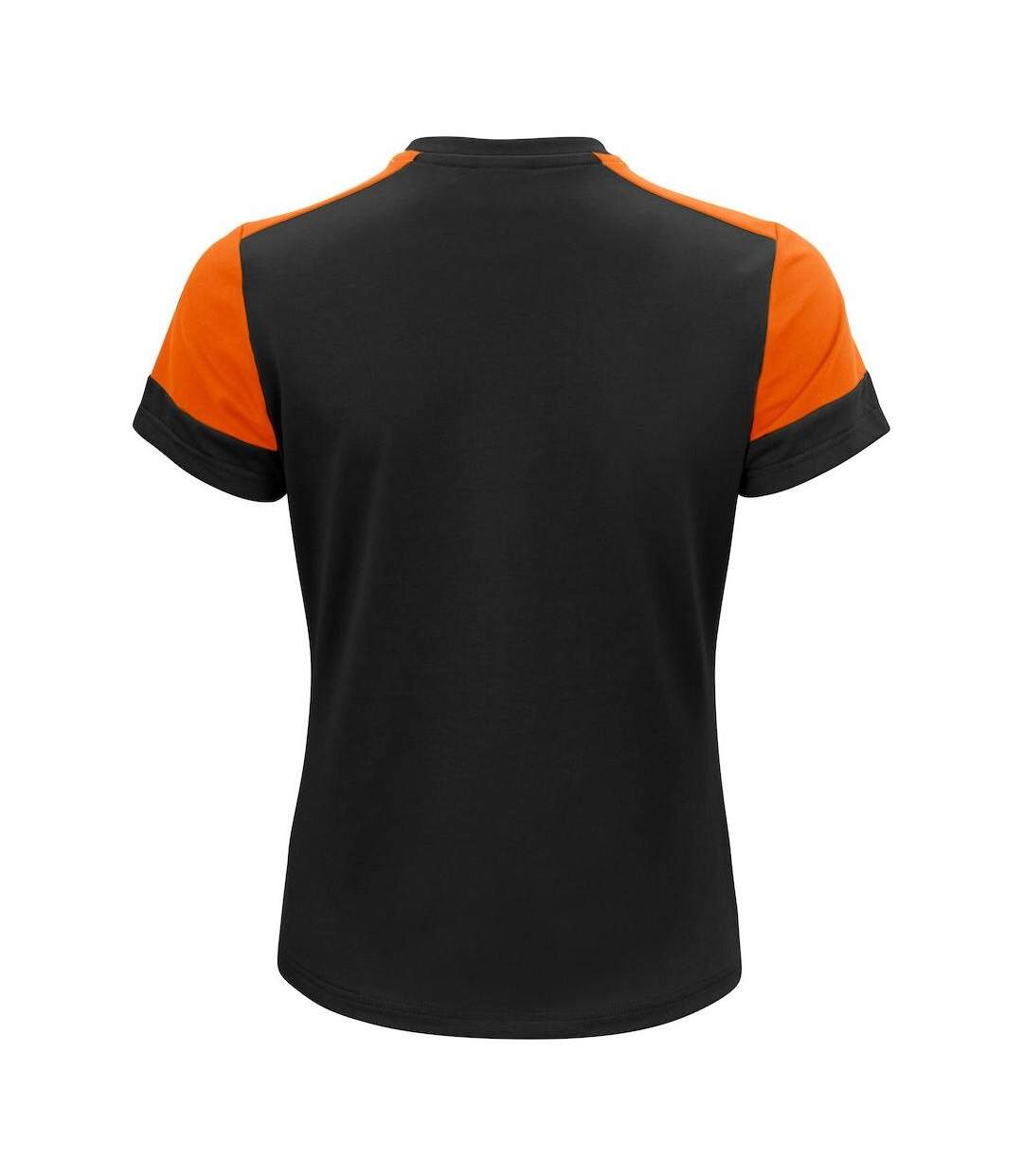 T-shirt Femme Noir Orange Printer PRIME-2