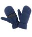 Unisex Adult Fingerless Gloves Navy Result-1