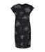 Womens/ladies Bleached Dress Black Grey Urban Classics-1