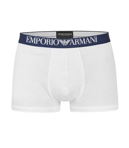 Boxer Homme Bleu Marine Blanc Emporio Armani