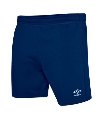 Umbro Mens Club Leisure Shorts (Navy Blue/White) - UTUO269
