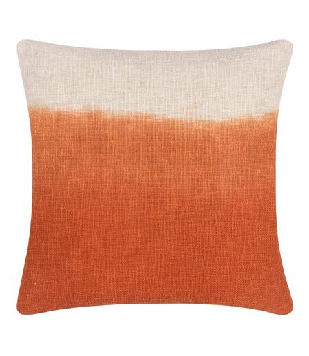 Mizu dip dye square cushion cover 50cm x 50cm amber Furn