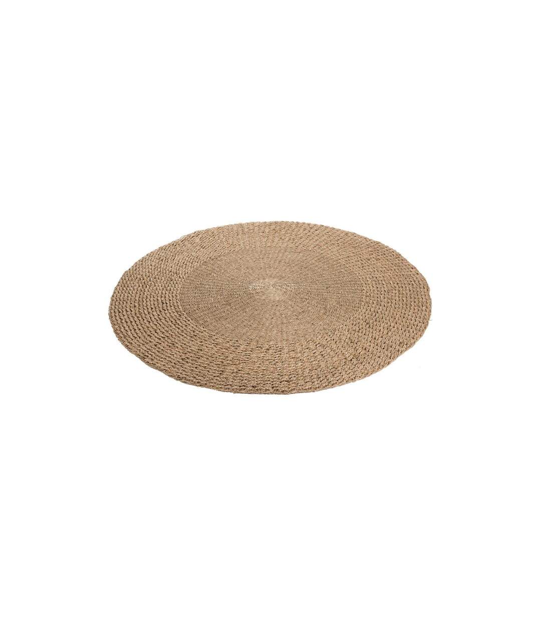 Tapis Tressé Déco Zostere 120cm Naturel-1
