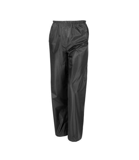 Result Mens Core Rain Suit (Pants And Jacket Set) (Black) - UTBC916