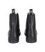Unisex Adult Waxy Leather Jodhpur Boots Black HyLAND-2