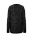 Womens/ladies Geometric Knitted Cardigan Metallic Multicoloured Biba-3