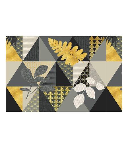 Set de Table à Motifs Loelia 28x44cm Jaune & Noir