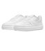Womens/ladies Court Vision Swoosh Leather Platform Trainers White Nike-4