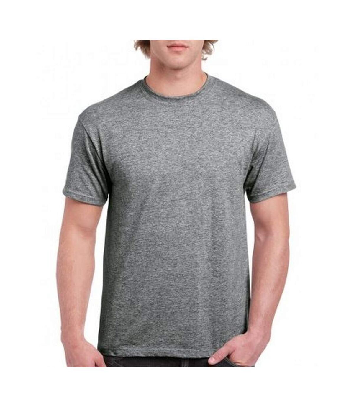 Gildan Mens Hammer Heavyweight T-Shirt (Graphite Heather) - UTPC3067