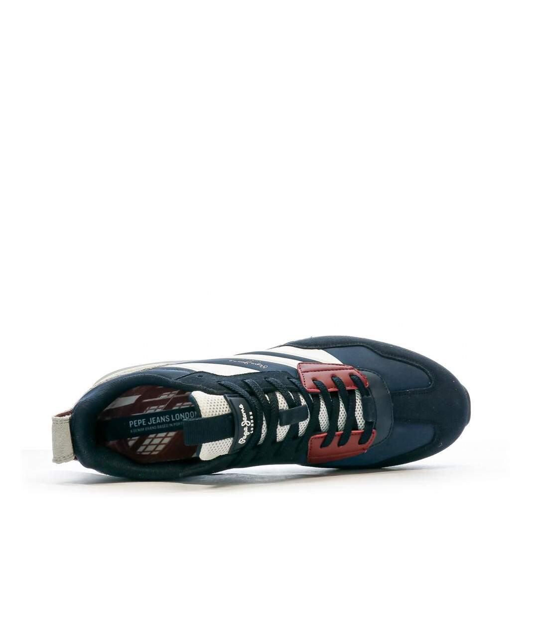 Baskets marine  homme pepe jeans foster heat-4