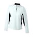 t-shirt manches longues running respirant JN317 - blanc et noir - FEMME-1