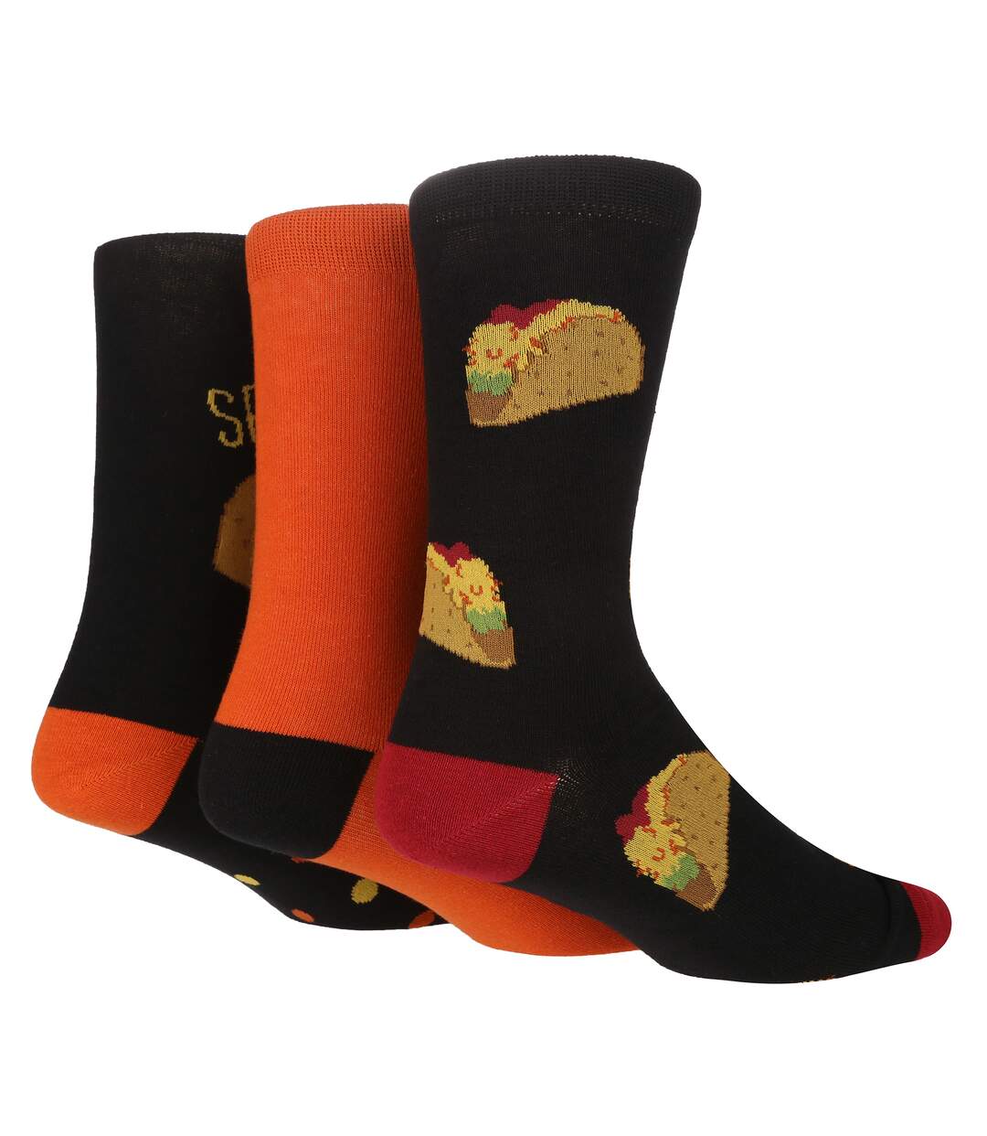 Wild Feet - 3 Paires Chaussettes Cotone Homme | Chaussettes Fantaisie Motif