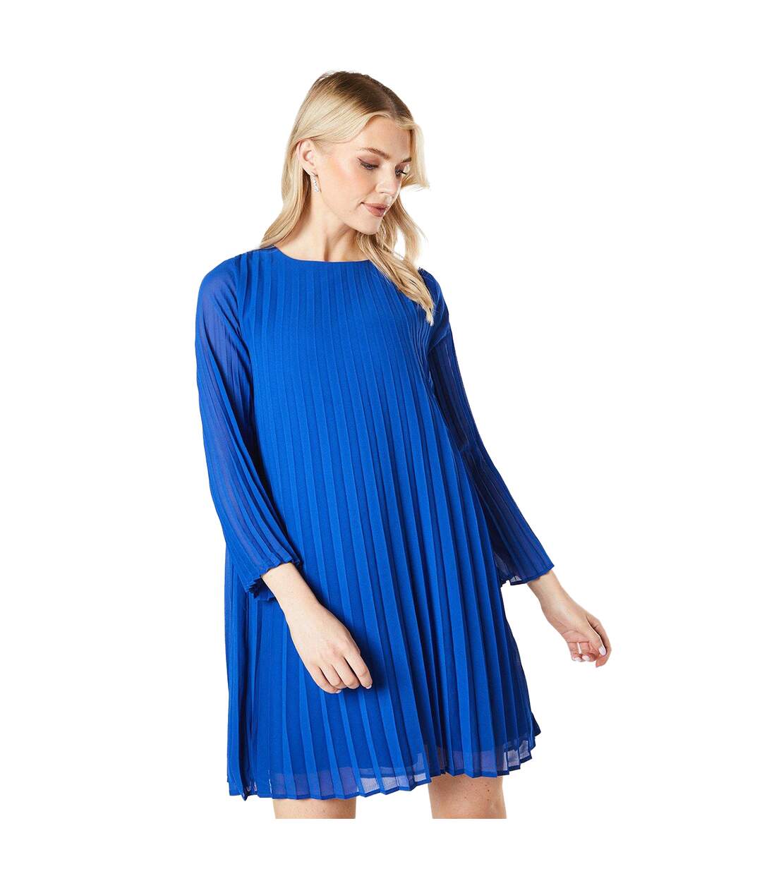 Robe droite graduated femme cobalt Principles-1