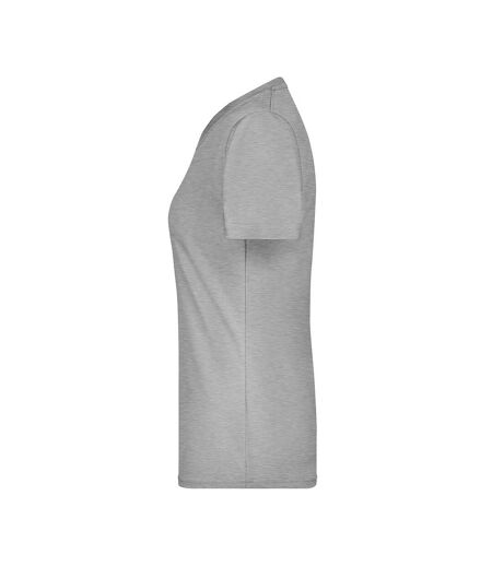 T-shirt Active Femme Gris Clair Chiné James And Nicholson