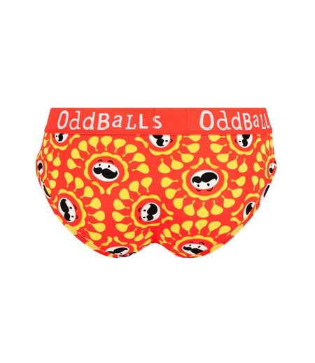 Womens/ladies original pringles briefs orange/yellow OddBalls