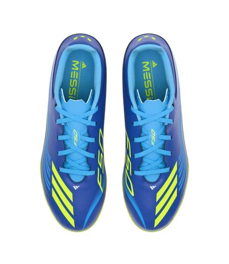 Mens F50 League 3 Stripes Football Boots Blue Yellow Adidas