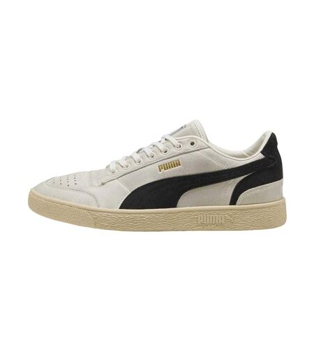 Mens Majesty Suede Low Cut Trainers Warm White Puma
