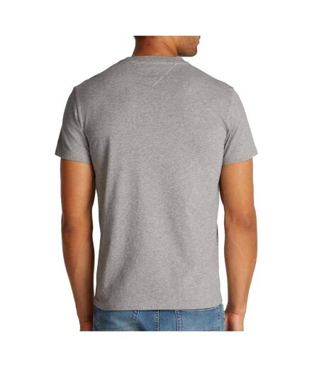 T-shirt gris homme tommy hilfiger linear 88 - m