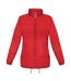 B&c Womens/ladies Sirocco Lightweight Windproof, Showerproof & Water Repellent Jacket Veste Légère Coupe-vent, Imperméable Et Déperlante Rouge B And C-1
