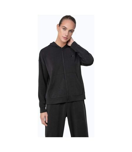 Sweat À Capuche H4z22 Bld041 Femme Noir 4F