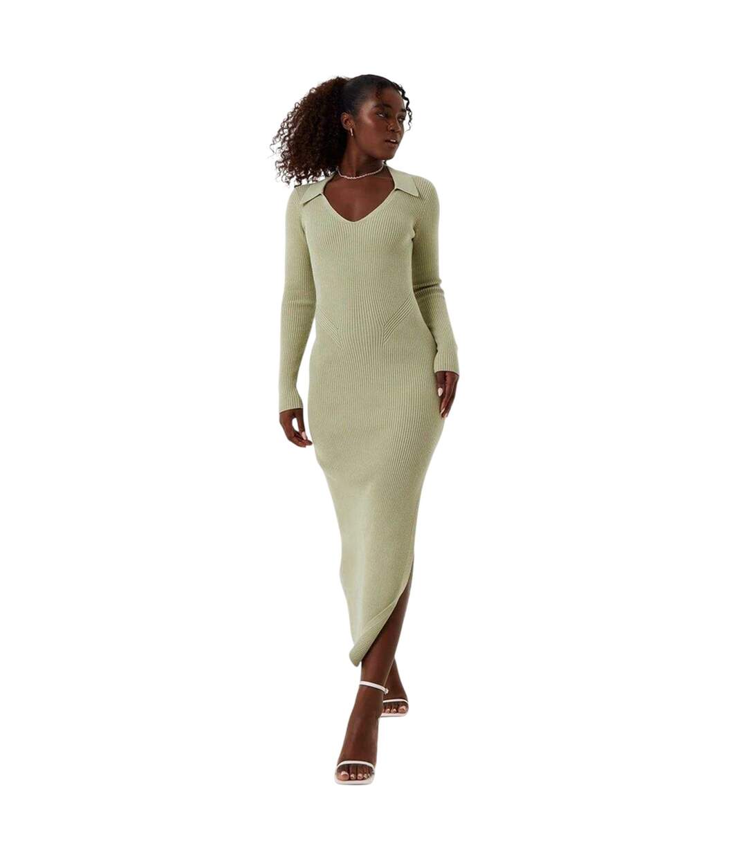 Robe Polo Femme Vert Kaki Pâle Jack Wills-1