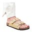 Womens/ladies sunset double strap flat sandals khaki Where´s That From