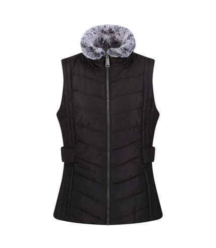 Womens/ladies wildrose baffled gilet black Regatta