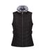 Womens/ladies wildrose baffled gilet black Regatta