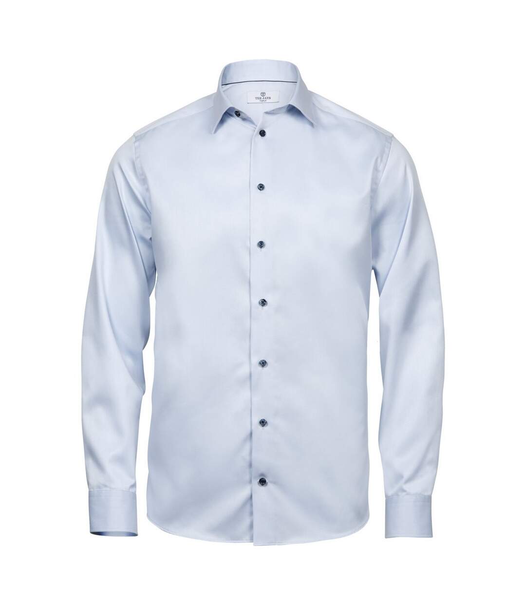 Tee Jays Mens Luxury Comfort Fit Shirt (Light Blue/Blue) - UTBC4571