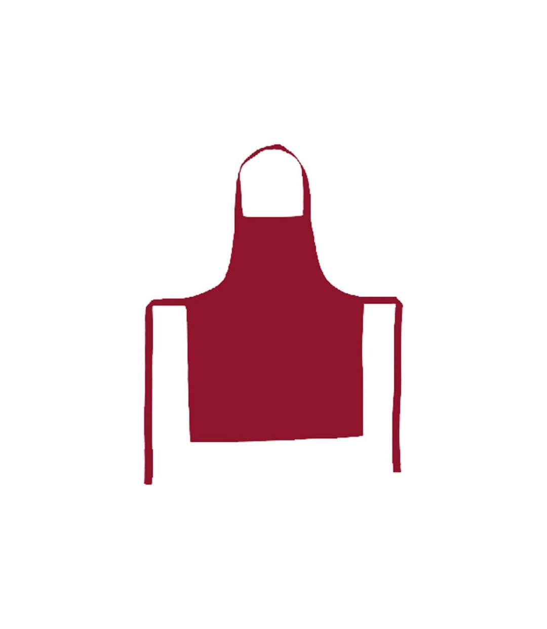 Tablier de Cuisine Coton 80cm Rouge-1