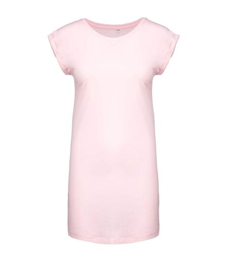 Kariban Womens/Ladies T-Shirt Dress (Pale Pink)