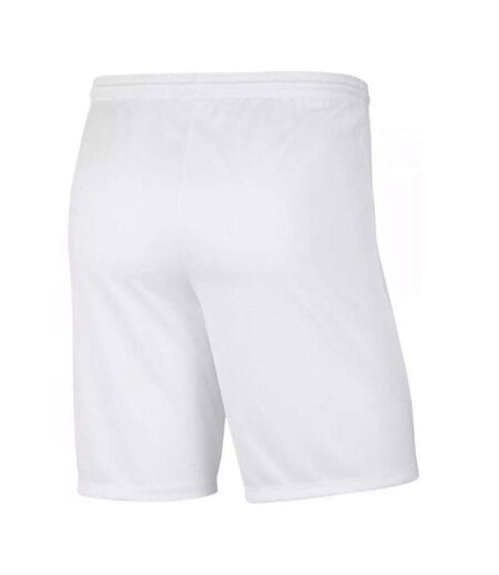 Short Park Homme Blanc Vert Nike