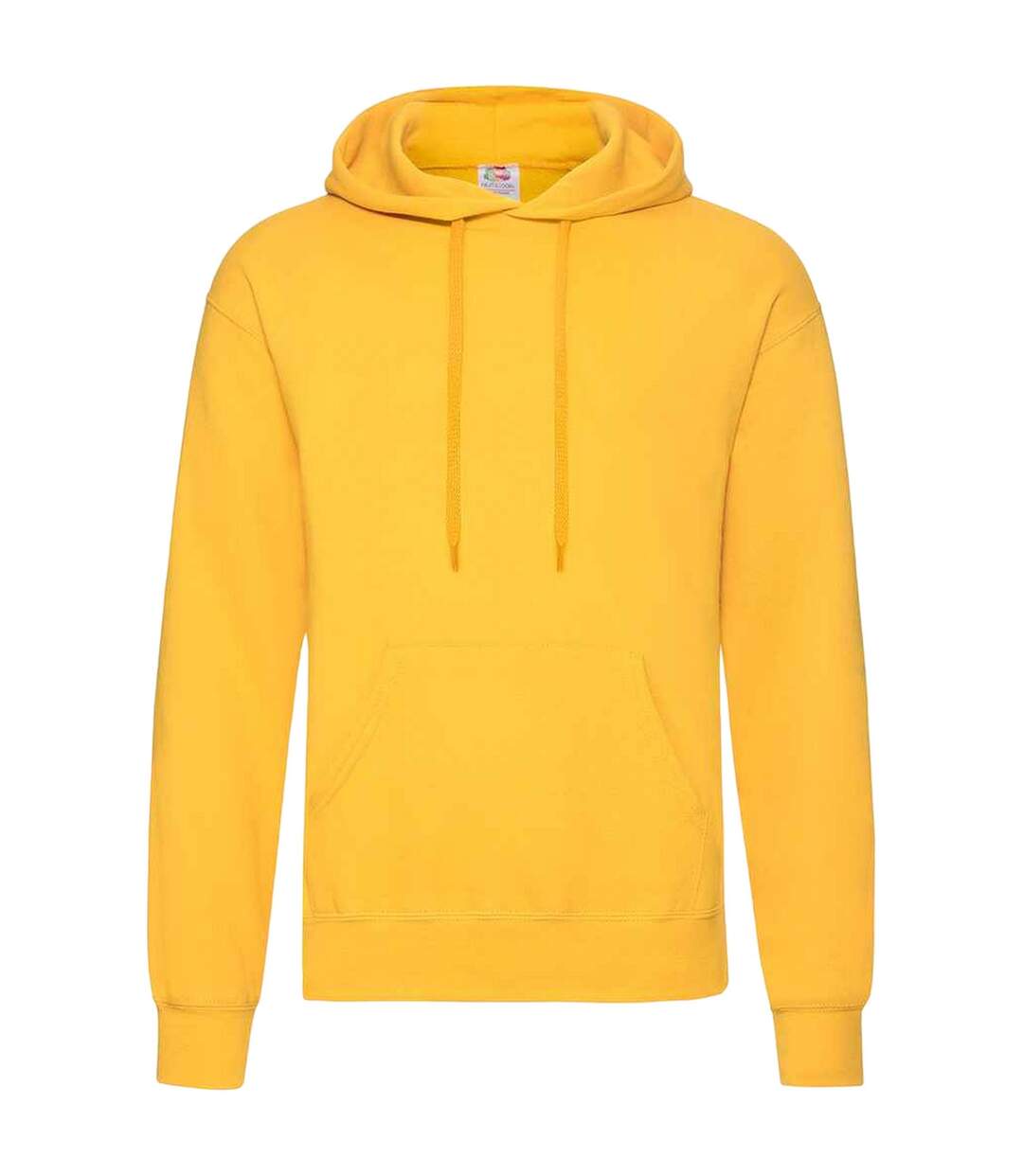 Unisex adults classic hooded sweatshirt sunflower Fruit of the Loom-1